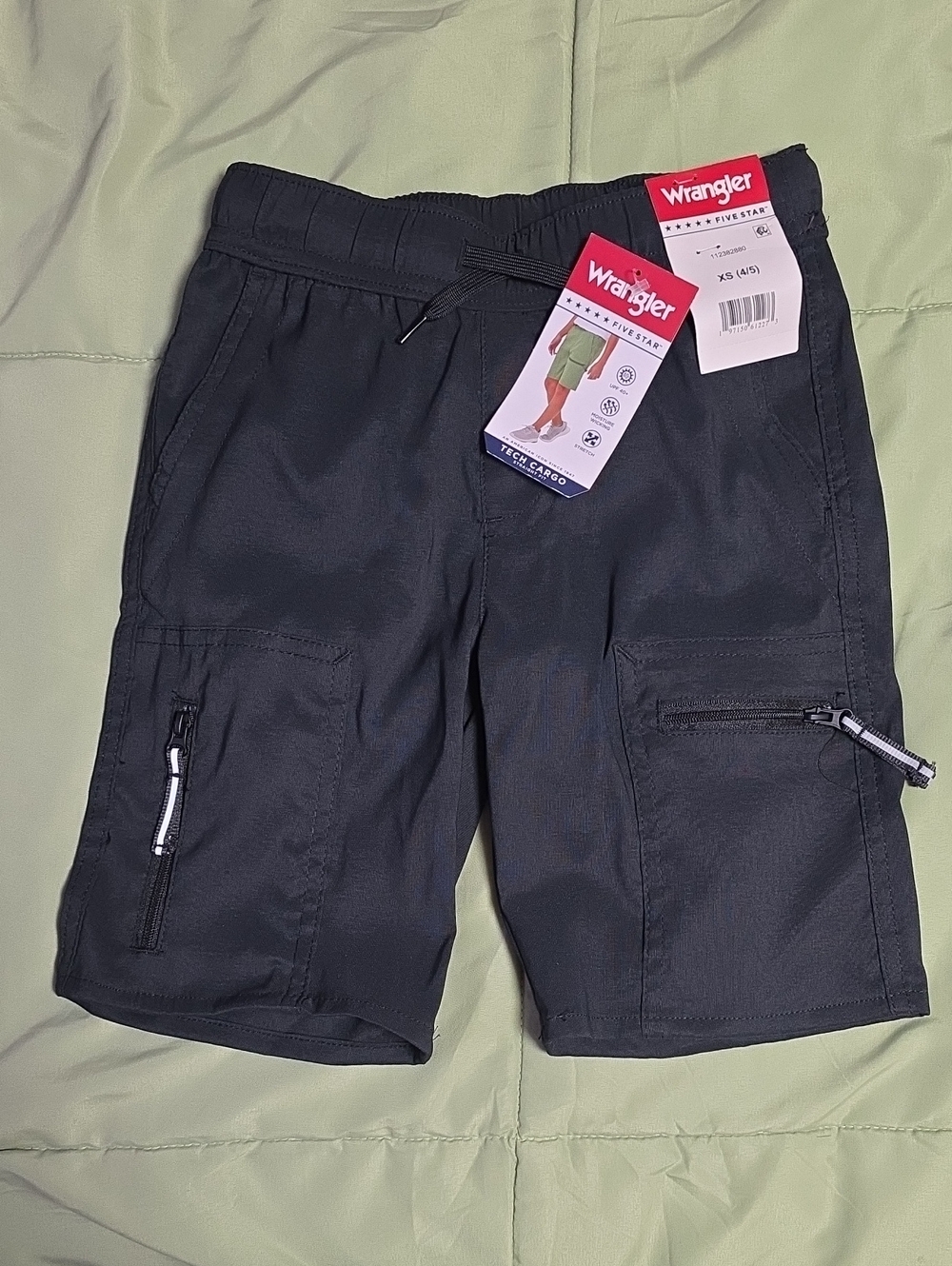 Wrangler® Boy's Tech Cargo Shorts with Screen Cleaner